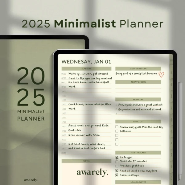 Minimalist Digital Planner