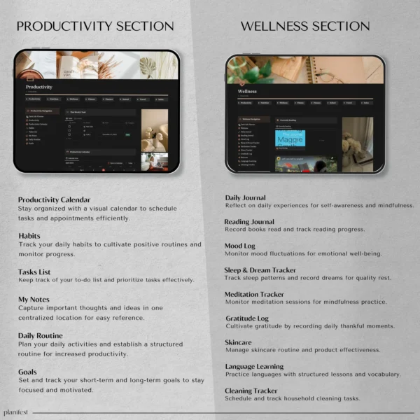 Notion Template - ALL IN ONE - Image 5