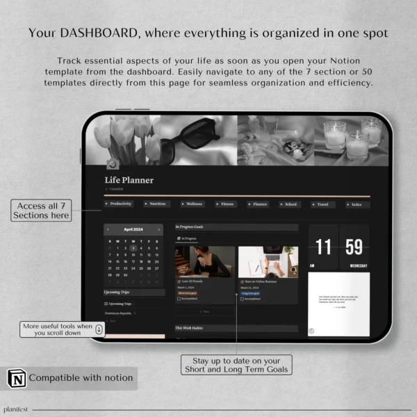 Notion Template - ALL IN ONE - Image 2