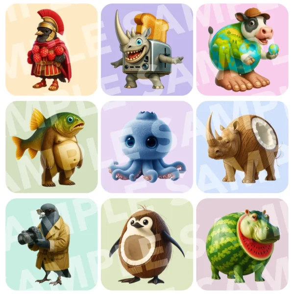 60+ Brainrot Digital Stickers - Image 2