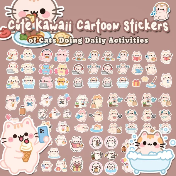 430+ Cat Digital Stickers - Image 3