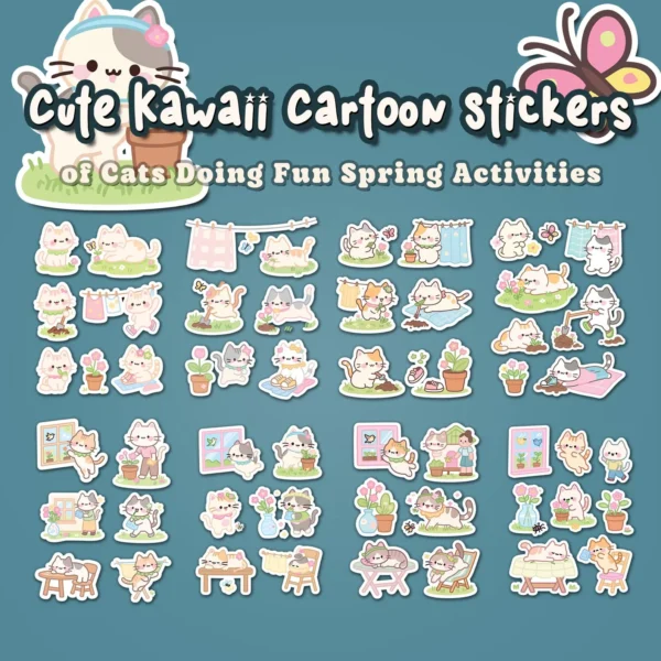 430+ Cat Digital Stickers - Image 2