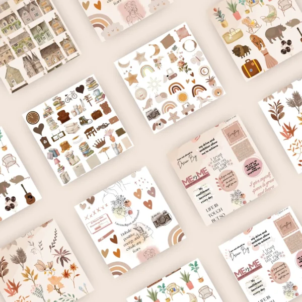 1000+ Boho Digital Stickers - Image 3